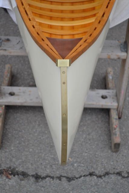Custom Minto 15’7” Cedar-Canvas Canoe (Cream) at Kenver USA