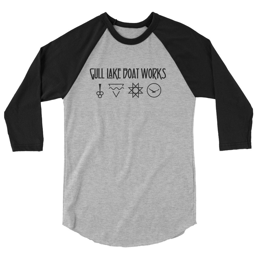 GLBW Four Symbols - 3/4 sleeve raglan shirt