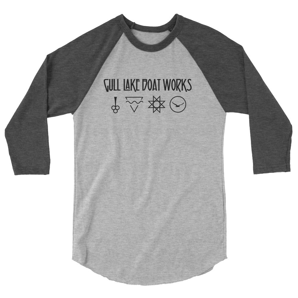 GLBW Four Symbols - 3/4 sleeve raglan shirt