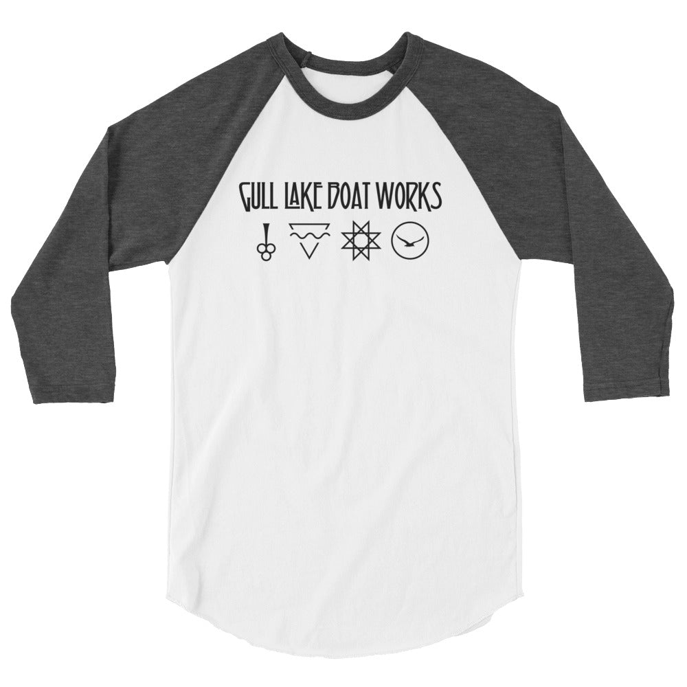 GLBW Four Symbols - 3/4 sleeve raglan shirt